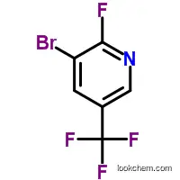 Molecular Structure of 1031929-01-7 (3-BROMO-2-FLUORO-5-(TRIFLUOROMETHYL)PYRIDINE)